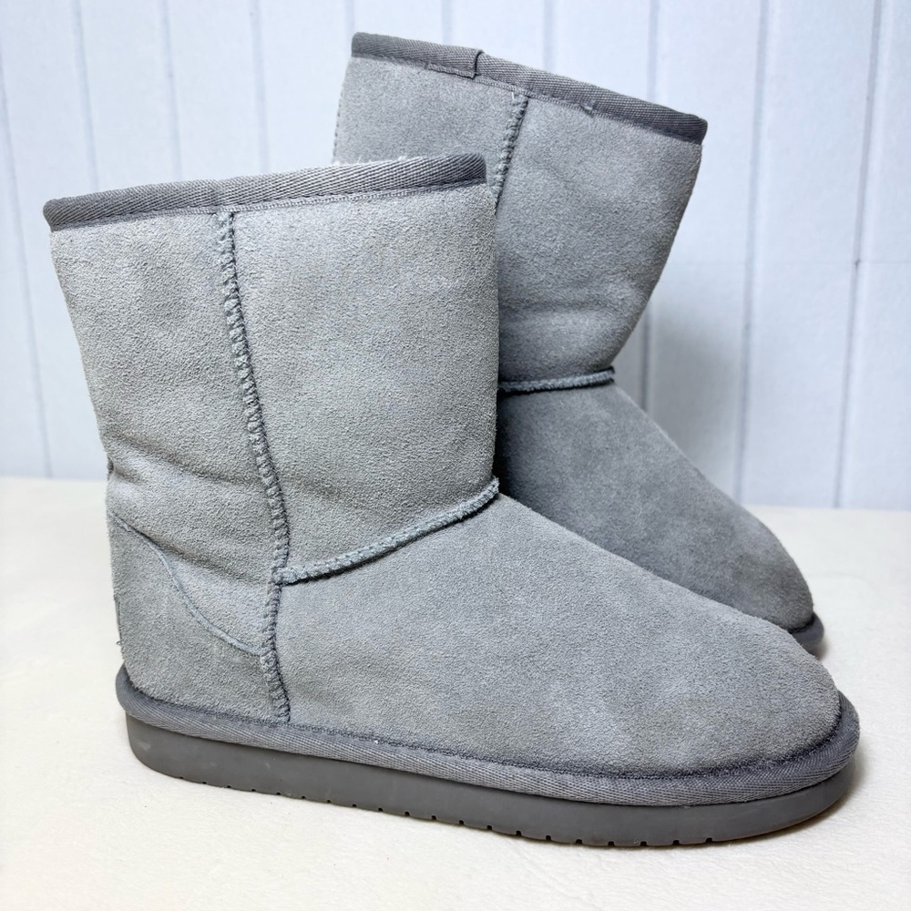 Koolaburra by UGG Light Gray Suede Boots‎ size 3